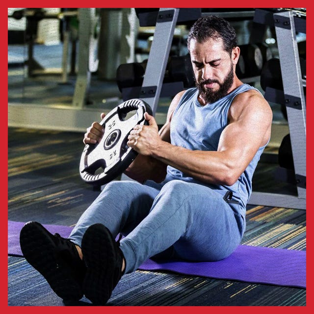 Weighted abdominal exercises perfect for a more complete core workout