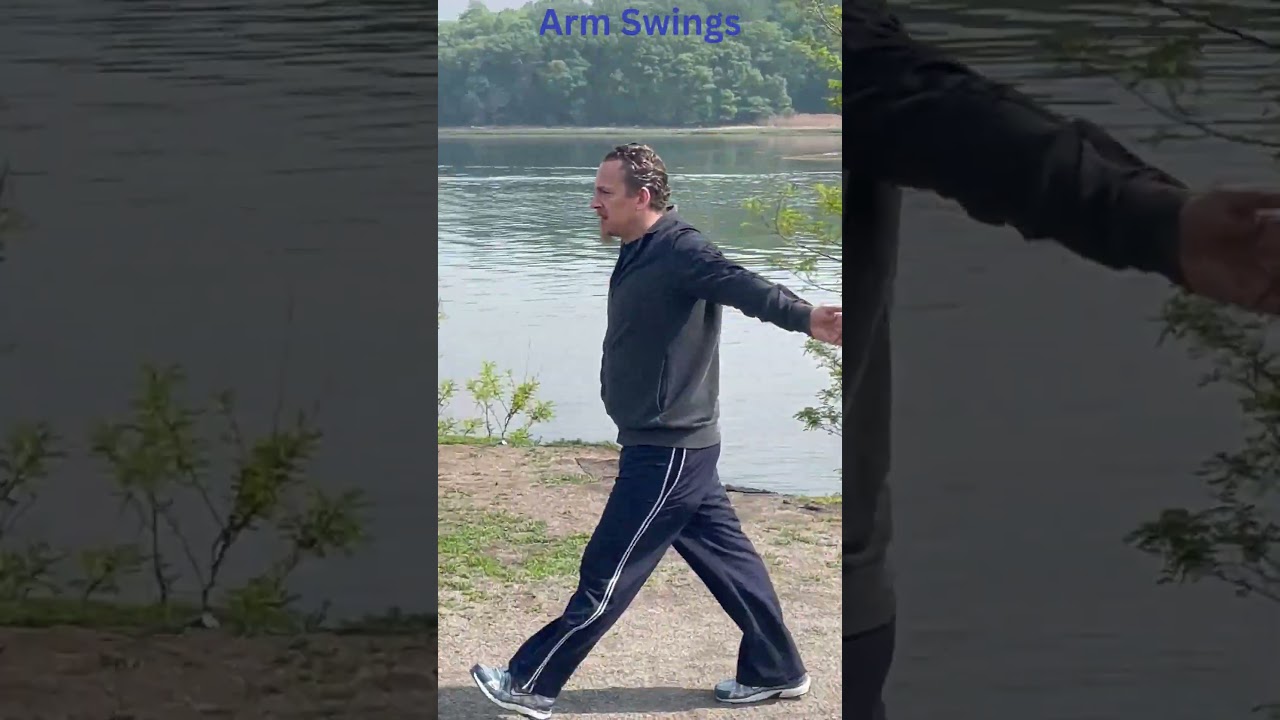 Arm clapping or arm waving - Exercises you can do while walking. #nasmcpt - YouTube