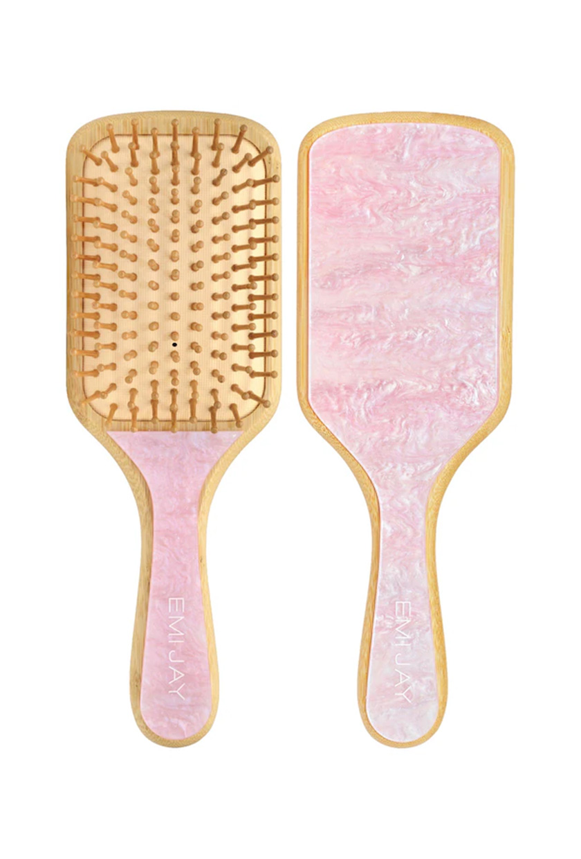 bamboo paddle brush pink sugar