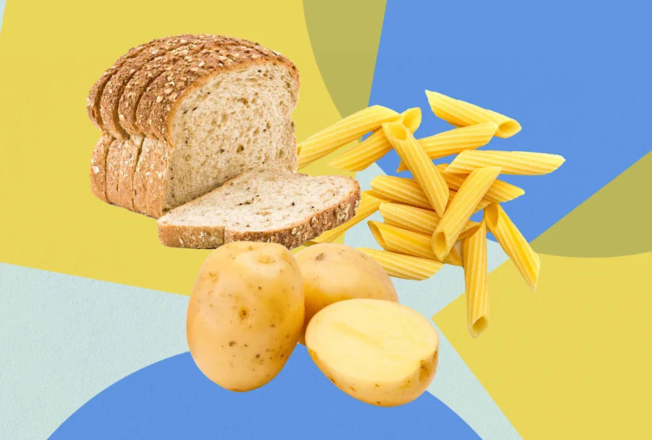 Credit: Getty Images. Eating well design.