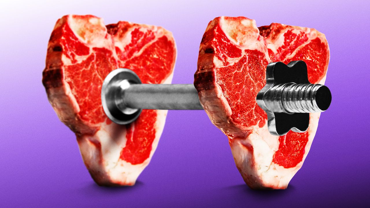 If you are training hard at the gym, you need more protein. The amounts are: